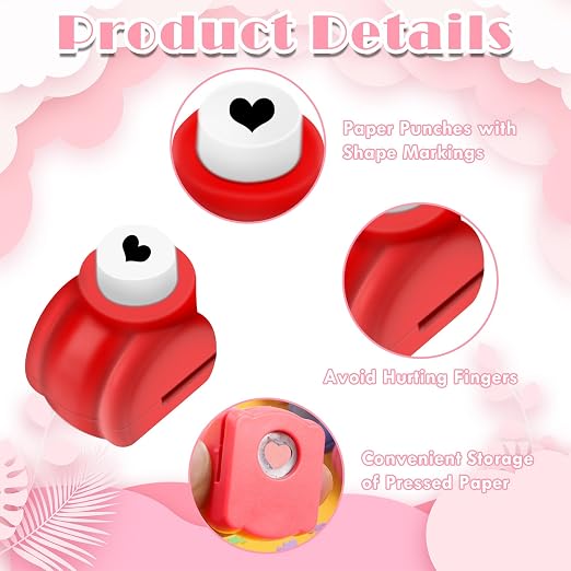 Paper Punches, Punch Craft Set Punches, Hole Punch Shapes Scrapbooking Supplies - Image 3