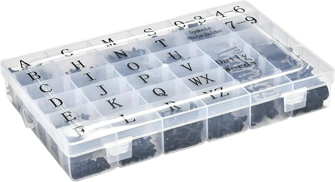 Pre-Cut Letters for Felt Letter Board, 736 Pieces Including Characters - Image 2