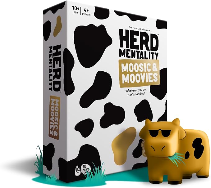 Big Potato Herd Mentality Moovies & Moosic Board Game | Fun by BigPotatoGames