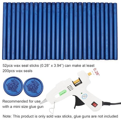 52pcs Navy Blue Wax Sealing Sticks - Image 5