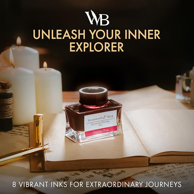 Wordsworth and Black Fountain Pen Ink Bottle Premium Luxury Edition, Fountain - Image 2