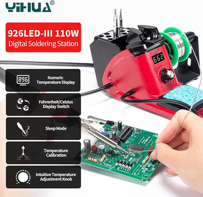 YIHUA 926 III 110W Soldering Iron Station Kit - Image 4