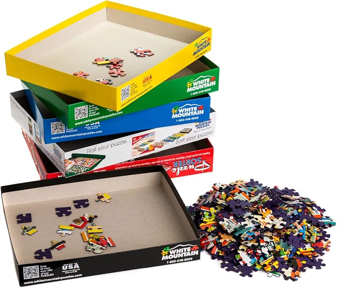 White Mountain Puzzle Sorter and Mystery Puzzle by WhiteMountain