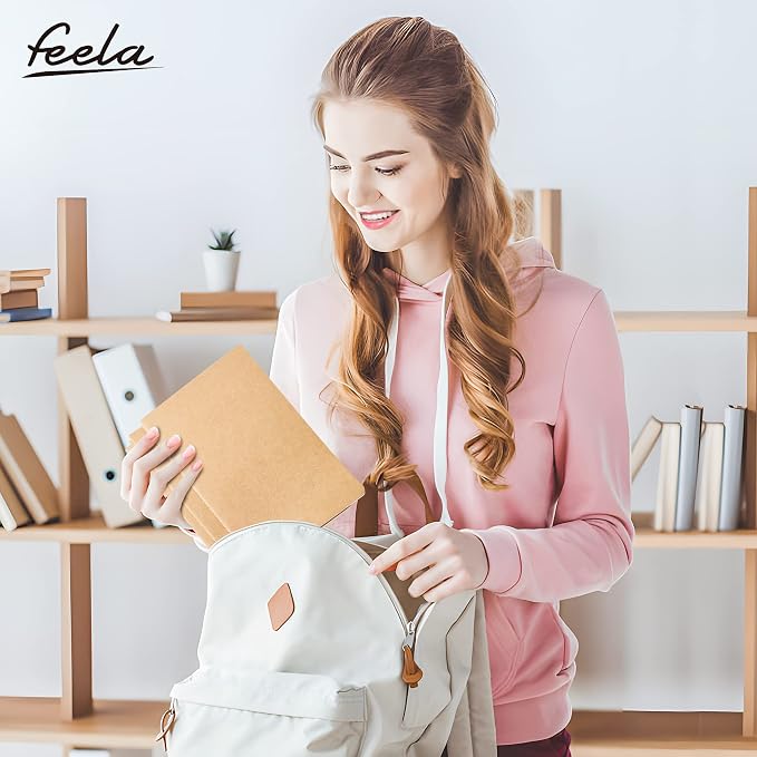 feela 30 Pack Blank Kraft Notebooks, Unlined Sketchbook Note Pad Travel Journal - Image 8