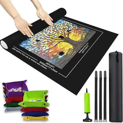 Napzy Puzzle Mat-Jigsaw Puzzles Matt Roll Up to 3000pcs Roll-up Puzzled Board by Unknown