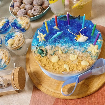 3 PCS Marine Theme Cake Fondant Silicone Mold Seashell Conch Starfish Coral - Image 5