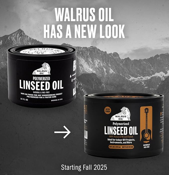 Walrus Oil - Polymerized Linseed Oil. 100% Natural, Fast Curing Wood Sealer. - Image 2