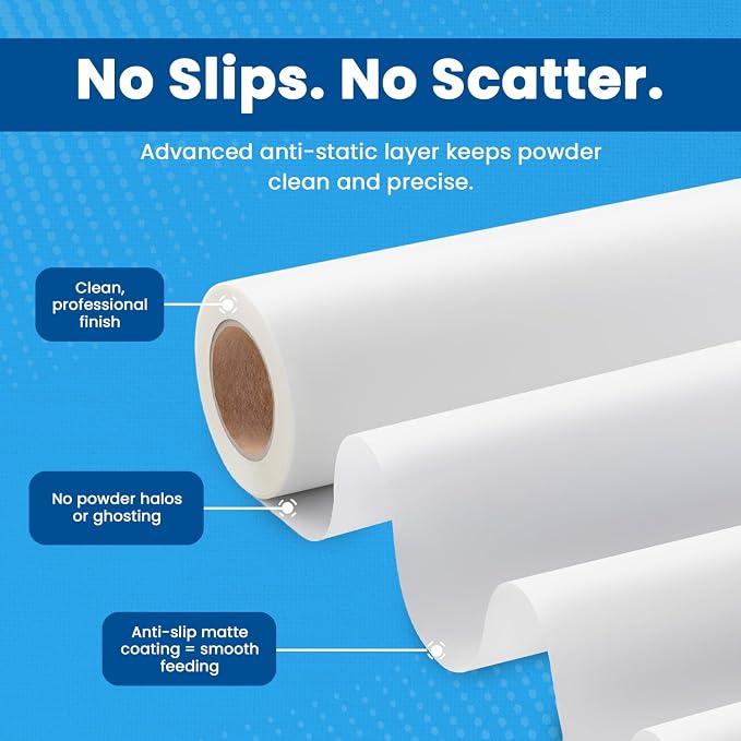 DTF Transfer Film Roll 23.6in x 328ft – Instant Hot & Cold Peel – Double Matte - Image 2