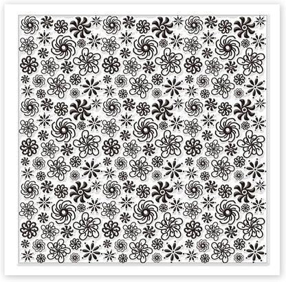 CHGCRAFT Plum Blossoms Polymer Clay Texture Sheets Art Rotation Flowers - Image 8