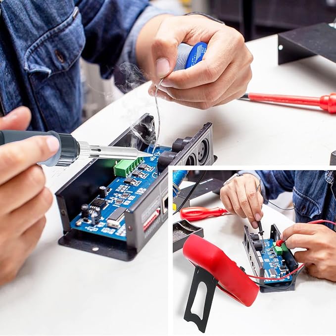 Soldering Iron Kit, 80W Electric Solder iron, Adjustable Temperature (180°C- - Image 8