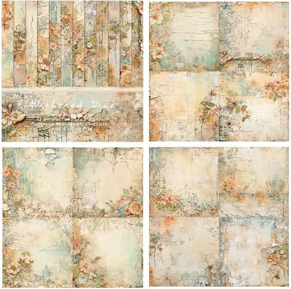 24 Sheets Decorative Scrapbooking Paper Pad 6x6 Craft Paper Single-Side Card - Image 7