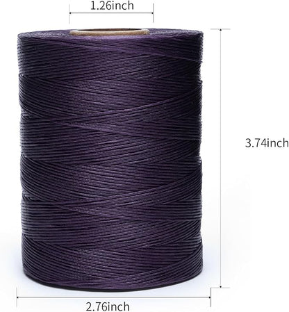 Waxed Thread, 852Yards 150D 0.8mm Flat Polyester Wax Thread - Image 2