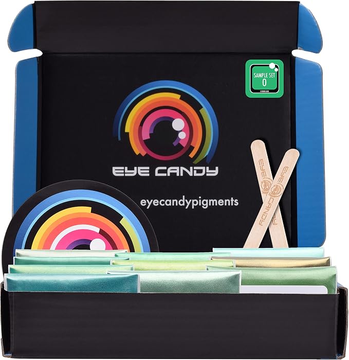 Eye Candy Green Mica Pigment Powder Set O - Image 3