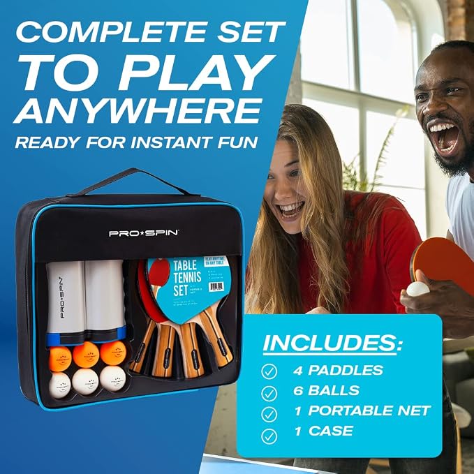 PRO SPIN All-in-One Ping Pong Set - Image 2