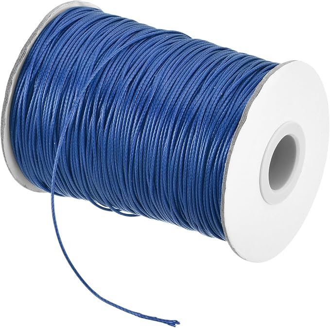 MECCANIXITY Waxed Cord 1.2mm Waxed Polyester Cord 175 Yard Wax String by MECCANIXITY