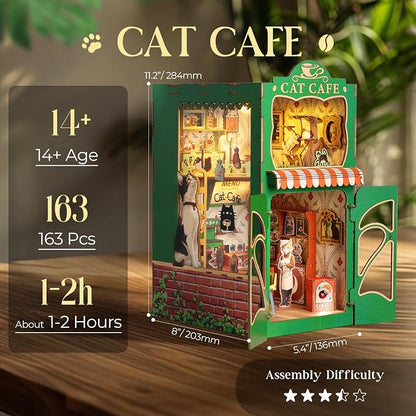 Book Nook Kit, DIY Miniature House Kit - Image 4