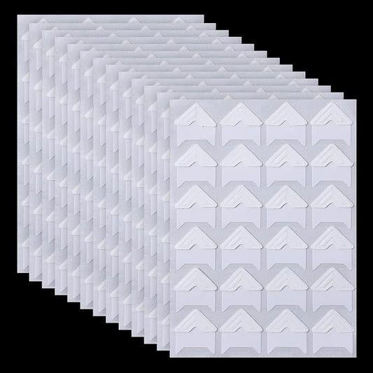Guduling 600pcs Scrapbook Corner Stickers, Self-Adhesive Photo Corner Stickers by Unknown