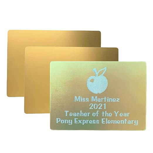 Zoom Precision Metal Engraving Sheets by ZoomPrecision