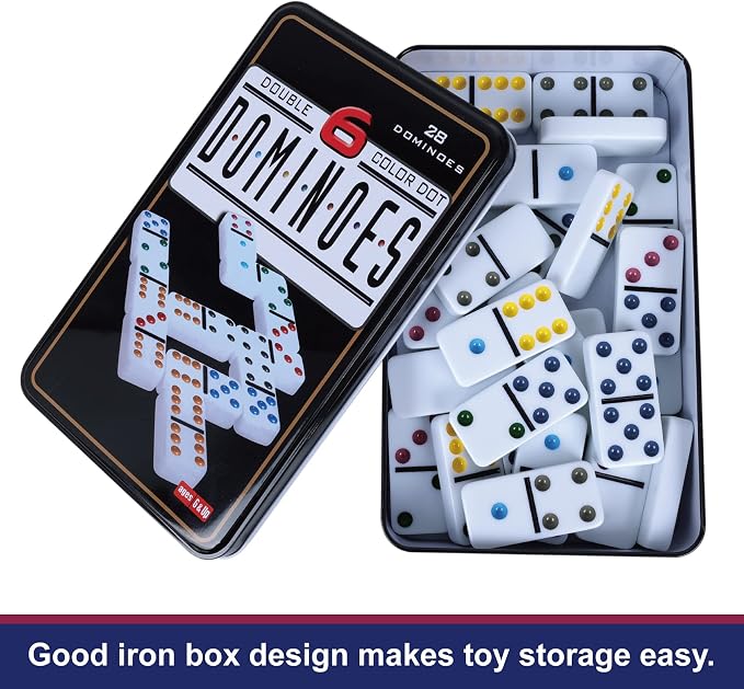 GOTHINK Double 6 Dominos Set for Adults - Image 5