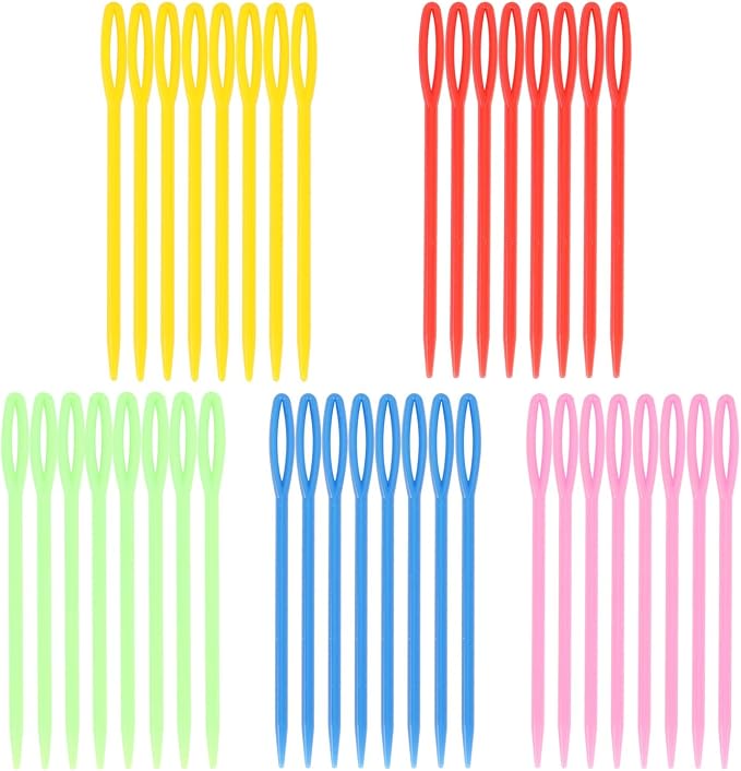 300 Piece Plastic Sewing Needle Set by BTYMS