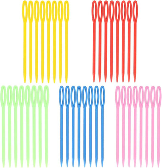 300 Piece Plastic Sewing Needle Set by BTYMS