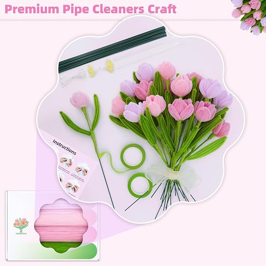 400 Pcs Pipe Cleaners Craft - Image 4