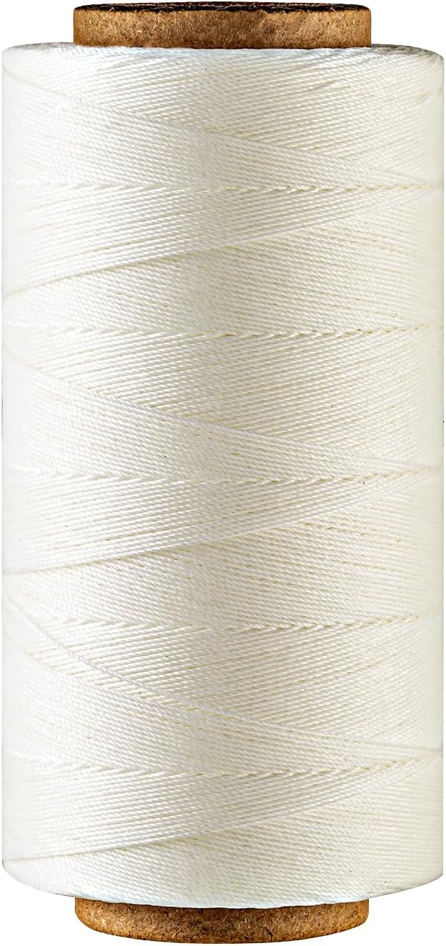 Thin Wax Polyester Thread, 547 Yards, 3 Ply Round Waxed Cord Strings by Wearecommittedtohelpingpeoplecreatebeautifuluniqueandpersonalizedhandcraftedcreations