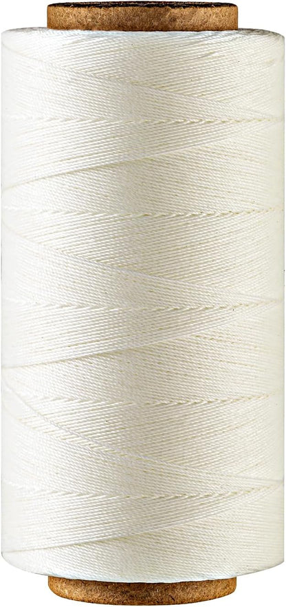 Thin Wax Polyester Thread, 547 Yards, 3 Ply Round Waxed Cord Strings by Wearecommittedtohelpingpeoplecreatebeautifuluniqueandpersonalizedhandcraftedcreations