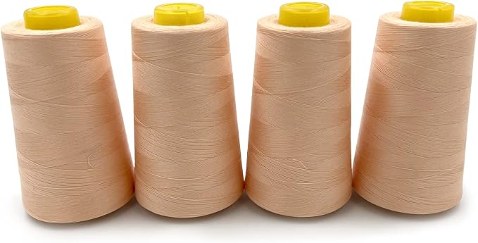 Tortoise 4 Cones of 3000 Yards Each Spool Thread by TORTOISETHREAD
