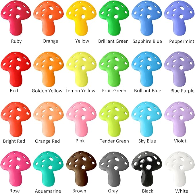 KISREL UV Resin, 24 Opaque Colored UV Resin Kit, Solid Colored UV Resins - Image 3