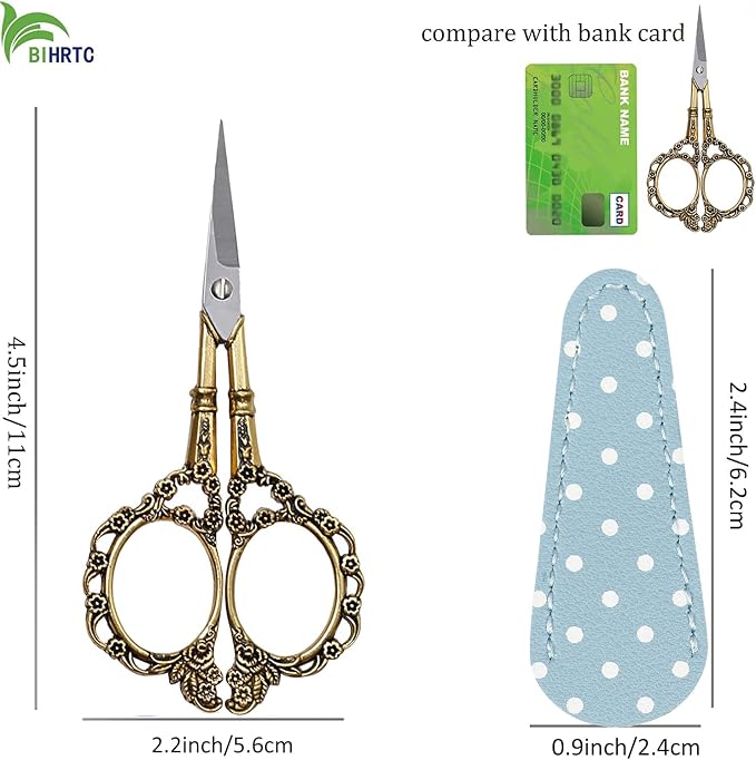 BIHRTC 4.5inch Small Sewing Scissors - Image 2