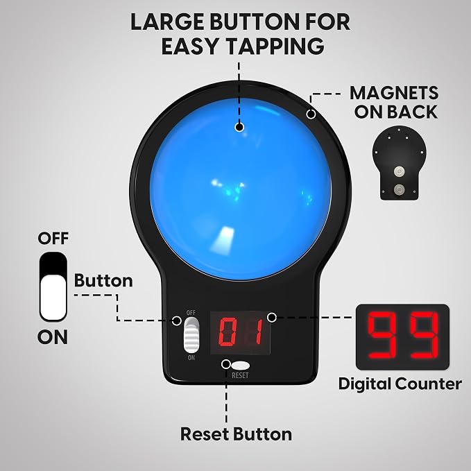 Large Digital Counter with Magnetic Back | Perfect as a Workout, Warehouse or - Image 2