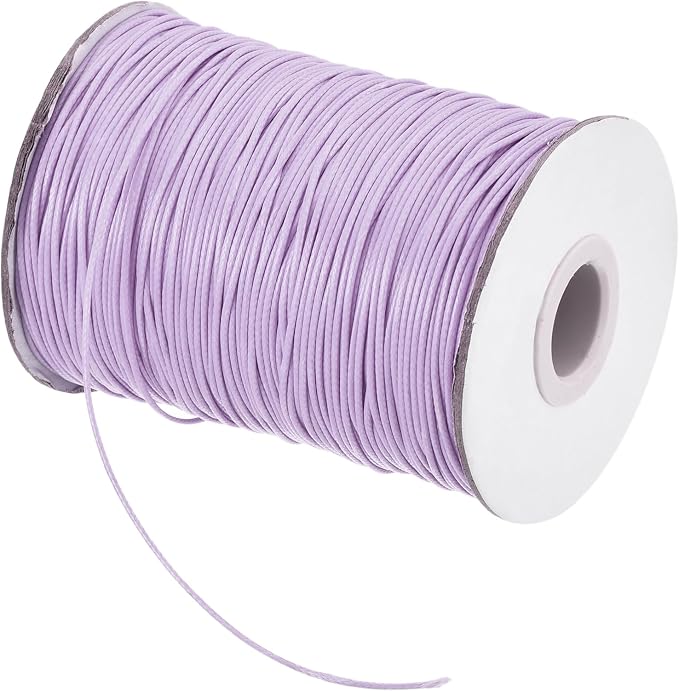 MECCANIXITY Waxed Cord 1mm Waxed Polyester Cord 175 Yard Wax String by MECCANIXITY