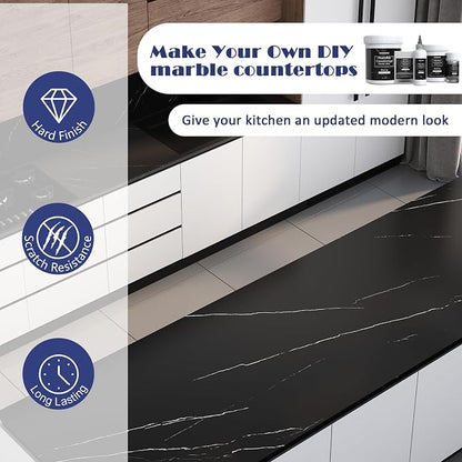NADAMOO Black Marble Countertop Paint Kit - Image 2