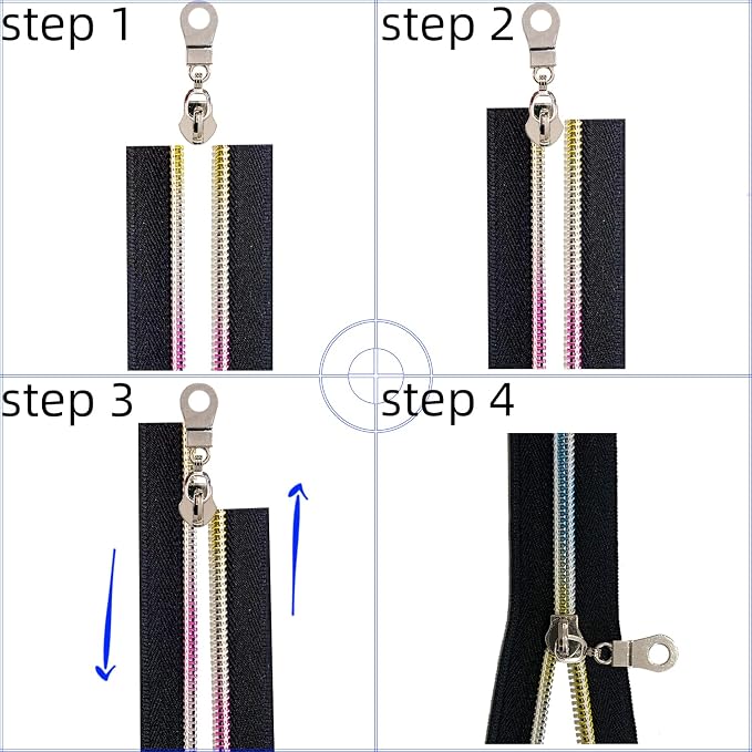 The Yards Pink Nylon Coil Zipper - Image 4