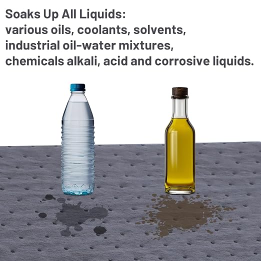 400 PCS Oil Absorbent Pads for Spills Other Liquids 13” x 10” x 2 mm Oil Spill - Image 2