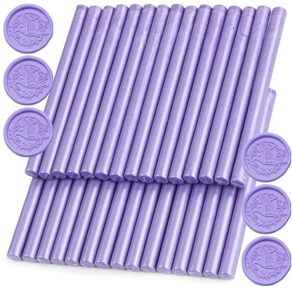 Pearl Purple Wax Seal Sticks, HOSEALING Glue Gun Wax Seal Sticks by HOSEALING