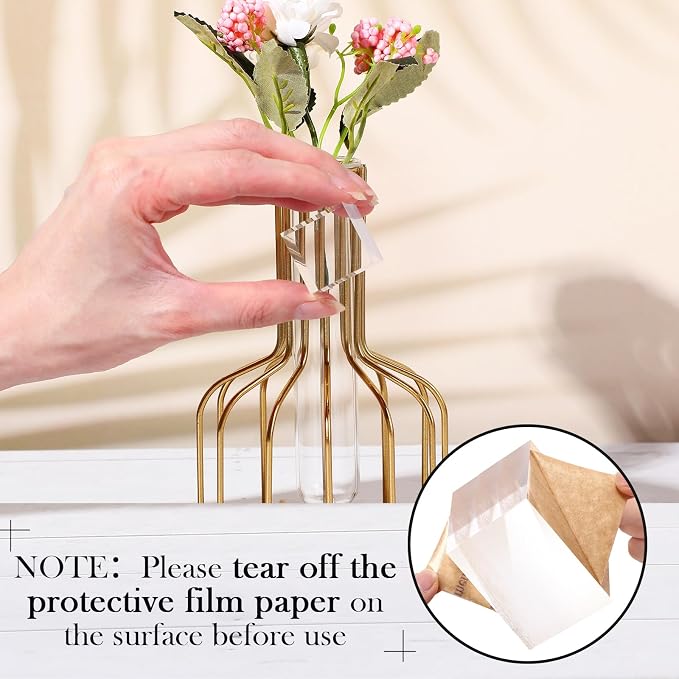 Remerry 8 Pieces Acrylic Display Block 1 x 1 x 1 Inch Clear Polished Acrylic - Image 4