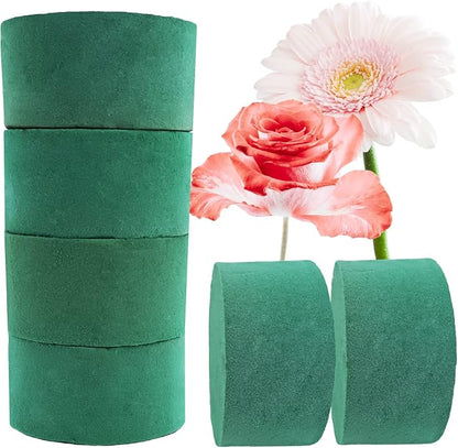 Prashent 6 Pcs Round Floral Foam Blocks by Prashent
