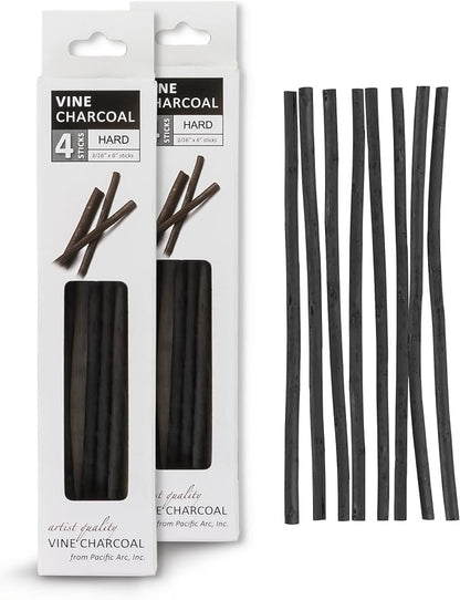 Pacific Arc 2 Pack Artist Vine Charcoal, and Fine Art … by PacificArc