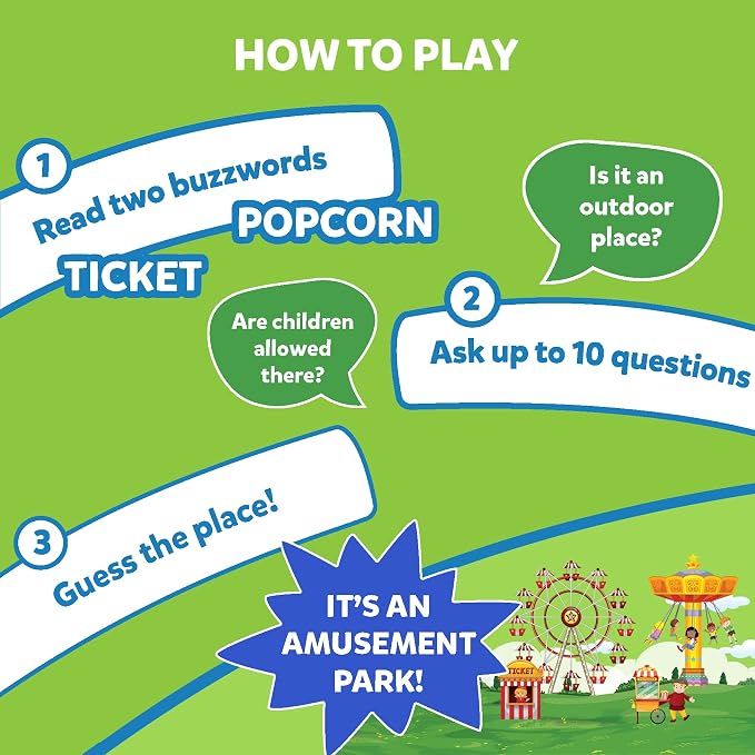Skillmatics Guess in 10 Around Town, and Families Who Love Card Games, Board - Image 3