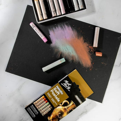 Mont Marte Metallic Soft Pastels 10pc - Image 4