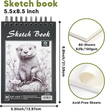 CONDA 5.5 x 8.5 Sketchbook Book - Image 2