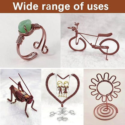 12 Gauge Aluminum Craft Wire, 2mm×30Yards Bendable Metal Craft Wire - Image 6