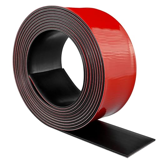 Neoprene Rubber Strips Self Adhesive Solid Rubber Sheets, Rolls & Strips by LSGCQ