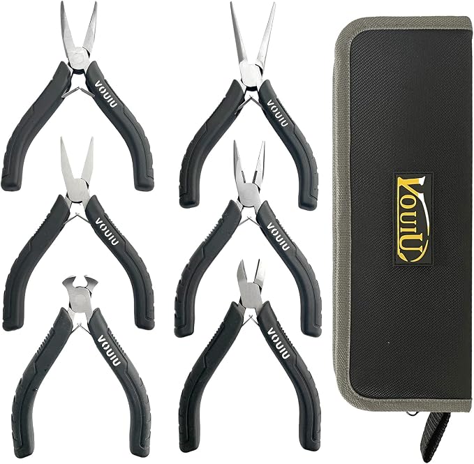 6-Piece Mini Pliers Set by vouiu