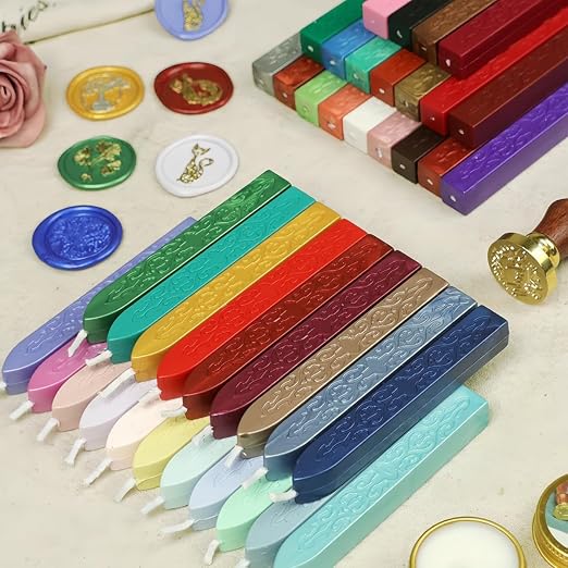 12Pcs Sealing Wax Sticks with Wicks, Packaging Decoration - Image 4