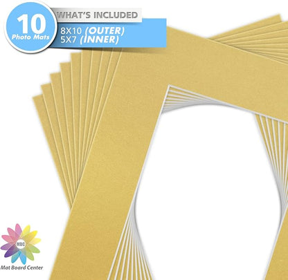 Mat Board Center, 8x10 for 5x7 Old Gold Color Mats - Image 3