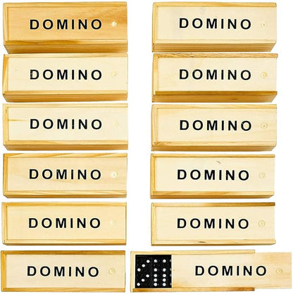 Kicko Mini Wooden Dominoes Set - Image 3