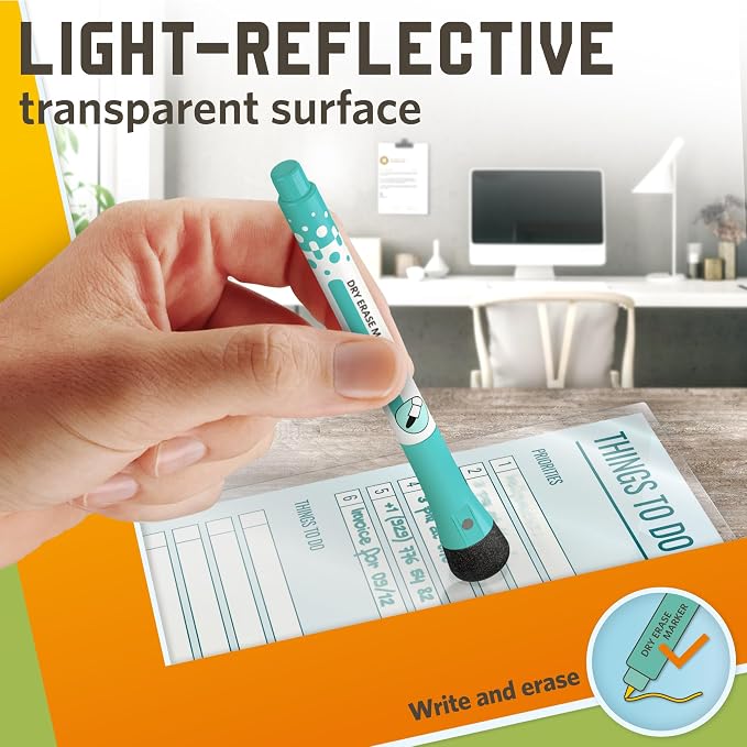 50 Pack Thermal Laminating Pouches 9” x 14.5”, 3 Mil Thick, Suited - Image 6